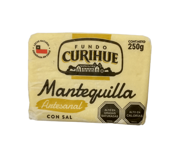 MANTEQUILLA ARTESANAL 250 GRS CURIHUE